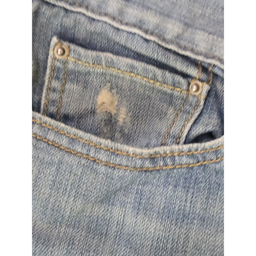 Y2K Women's Levi's 522 Ultra Low Rise Bootcut Denim Jeans Size 6M Medium Wash - Picture 7 of 10